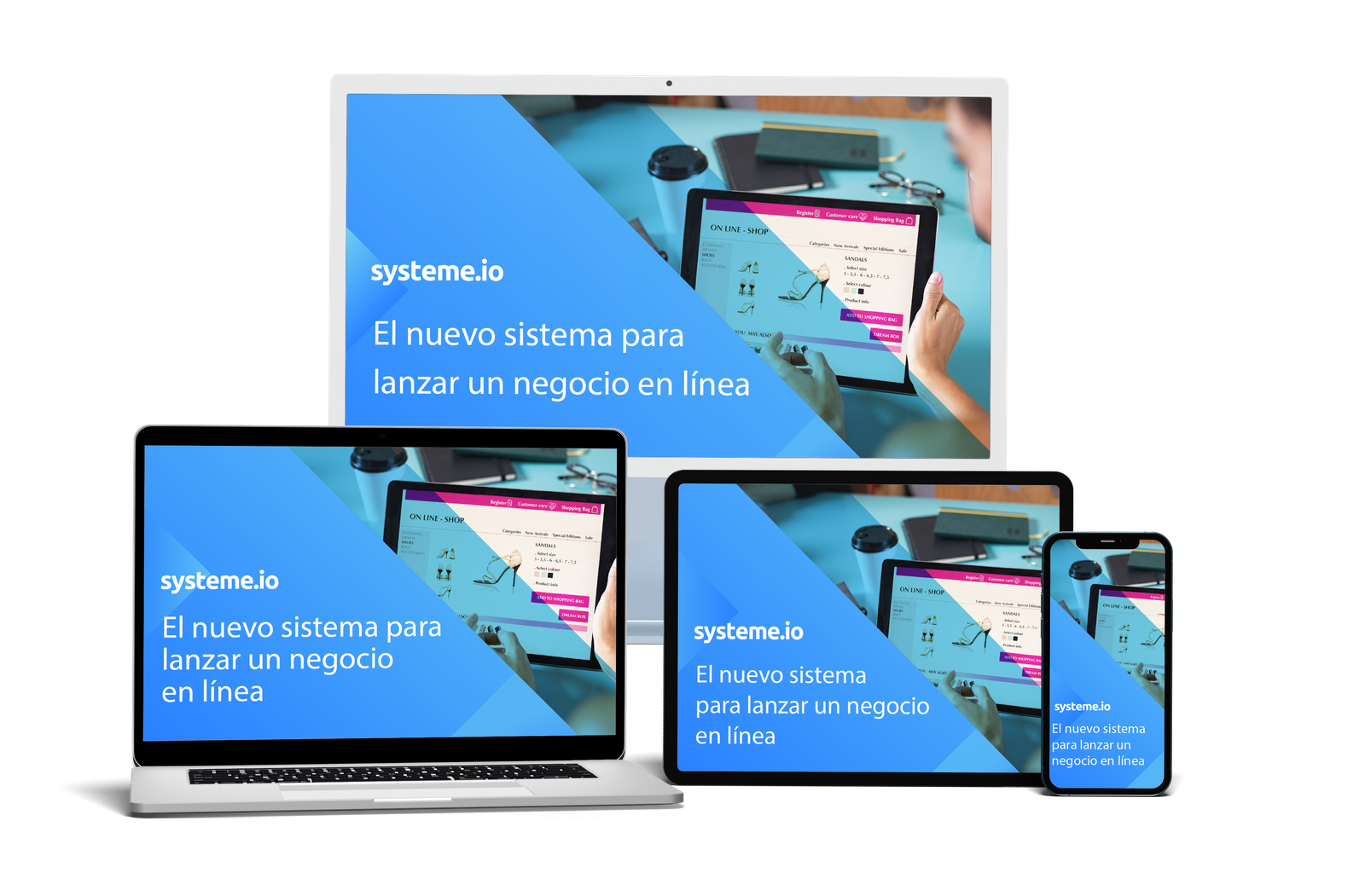 "el nuevo sistema para lanzar un negocio en linea" el curso que te enseña Cómo Empezar un Negocio Online Desde Cero: 