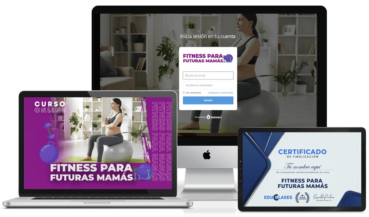 Curso de fitness para futuras mamas  una guía para un embarazo saludable y feliz.